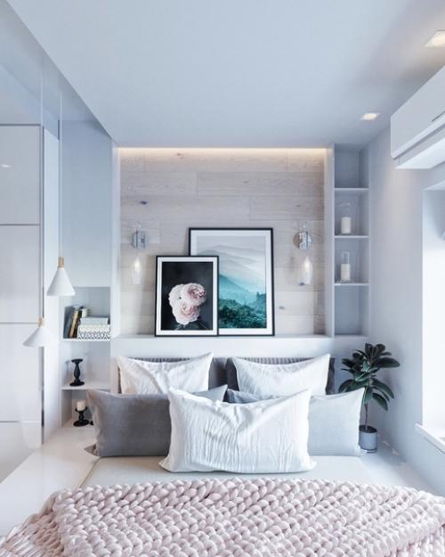 Дизайн - проект интерьера комнаты для девочки. 01