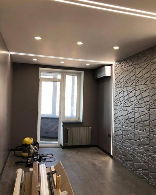 Отделка комнаты в нашей новенькой квартиры. 01