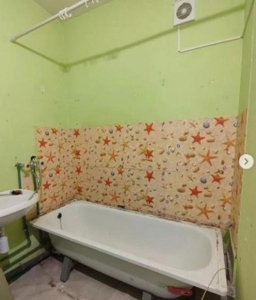 Какая ванная комната была, и во что превратилась.