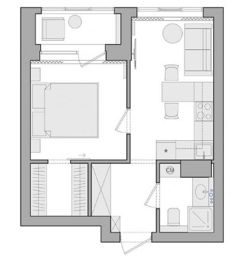 Квартира очаровательно оформлена с мягкими, стильными и нежными деталями. 09