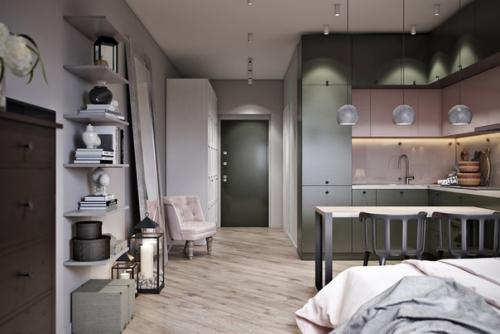 Дизайн - проект интерьера студии.