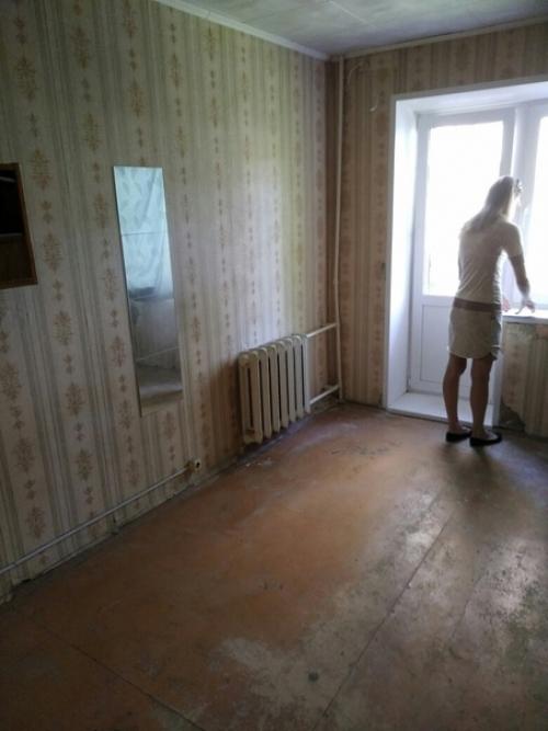 Сделали симпатичный, современный и уютный ремонт в нашей комнате в общежитии. 01