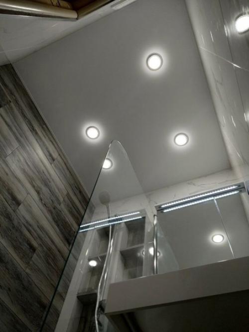 Моя ванная комната в древесно мраморных тонах. 06