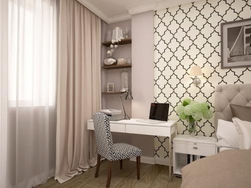 Дизайн - проект оформления спальни. 02