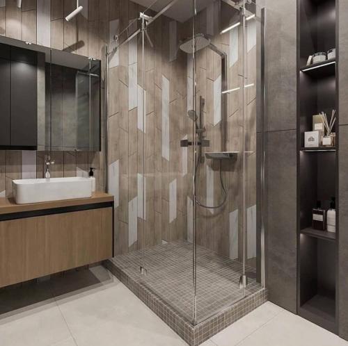 В данной квартире сочетаются современные элементы и простота. 01