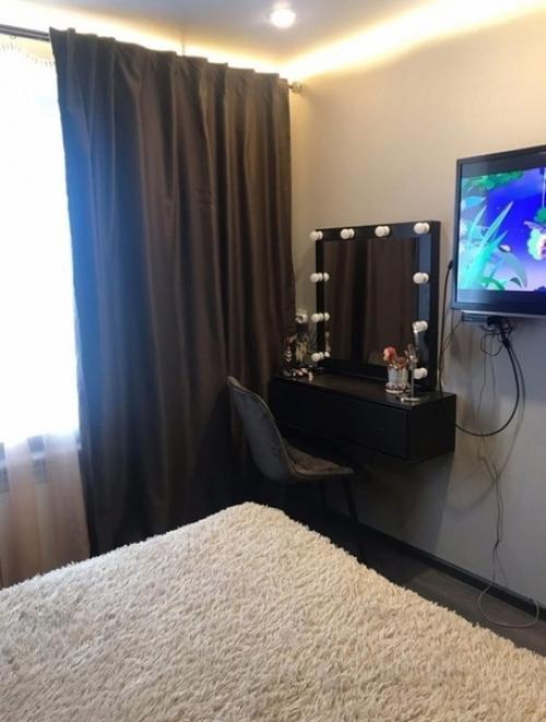 Оформление квартиры придумывали самостоятельно, вот что по итогу у нас вышло. 06