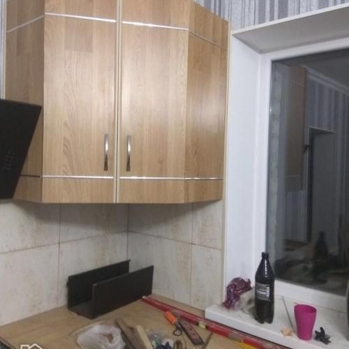 Мебель в кухню сделал сам, получилось очень бюджетно (на это и был расчет. 08