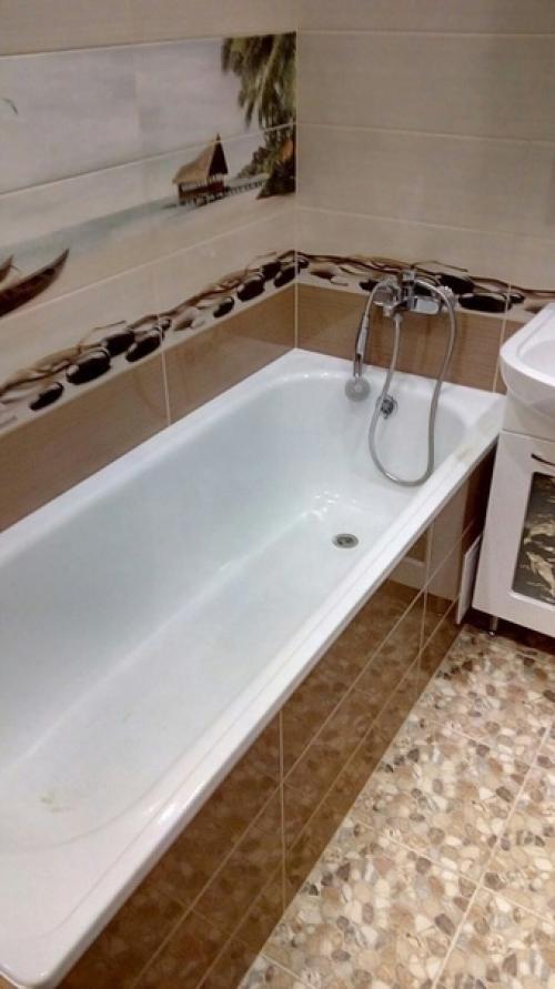 Вот так мы свою ванную комнату обустроили.