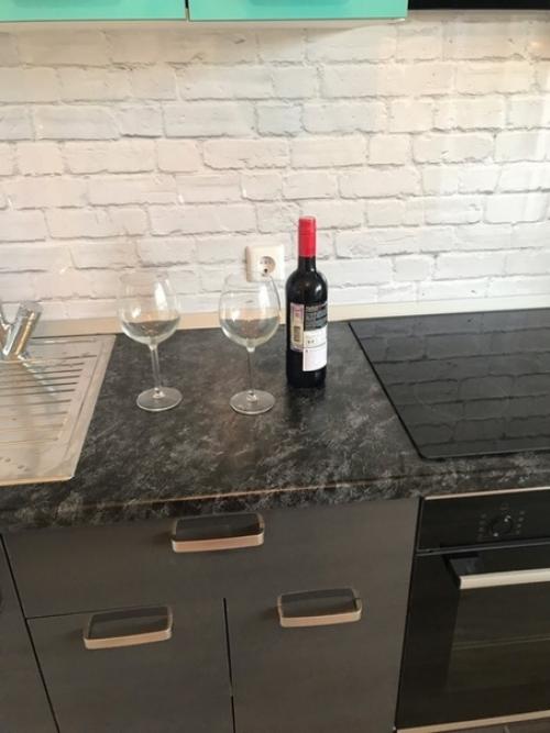 Наш ремонт.  Решили сделать современно и необычно) главный эксперт все одобрил и утвердил. 05