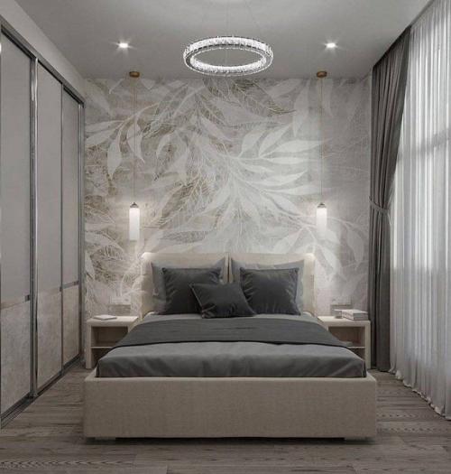 Чудесная спальня с гардеробной. 01