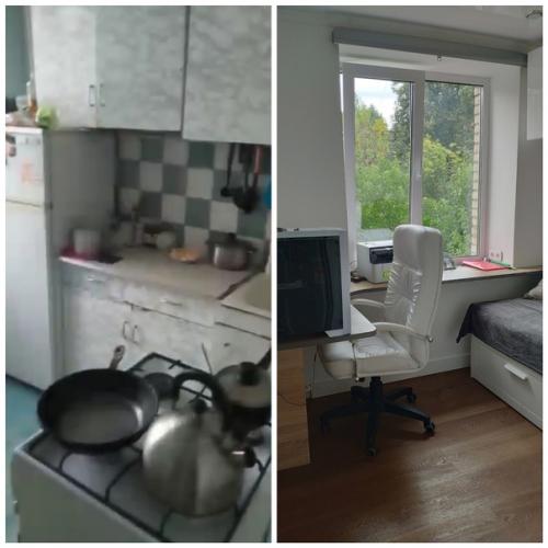 Наглядно показываем нашу квартиру, что в ней было и что мы сделали.