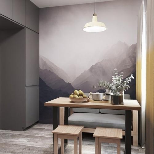 Еще один дизайн проект для однокомнатной квартиры. 01