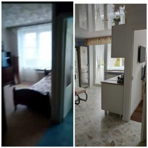 Наглядно показываем нашу квартиру, что в ней было и что мы сделали. 03