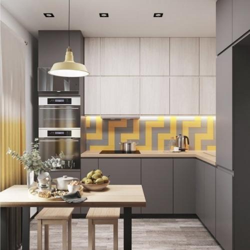 Еще один дизайн проект для однокомнатной квартиры.