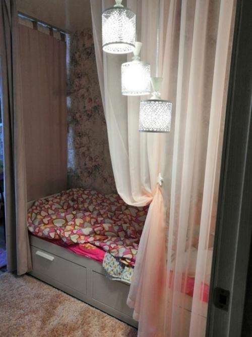 Мы заботились о том, чтобы наша дочь имела свою собственную комнату. 03