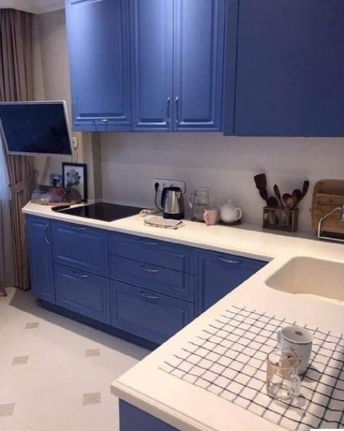 Наш вариант ремонта кухни, благо площадь позволяет, осуществили все как хотели.