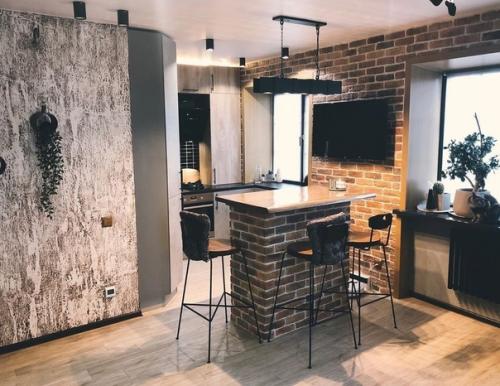 Немного изменили планировку нашей кухни, чтобы стала побольше, а то площадь 5, 5 кв метров. 05