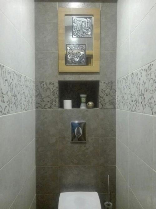 Вот так мы приводили в порядок туалет в нашем стареньком доме за городом. 08