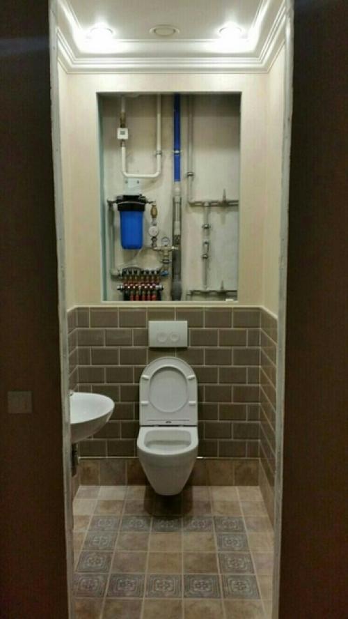 Результат проделанной работы по ремонту туалета в моей квартире показываю. 07