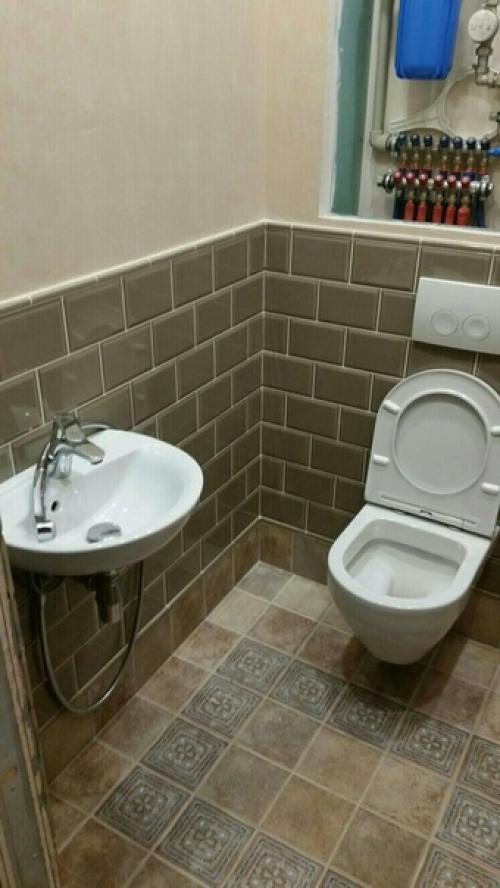 Результат проделанной работы по ремонту туалета в моей квартире показываю. 08