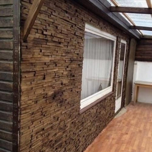 Вот же мужик с обшивкой дома заморочился. 04