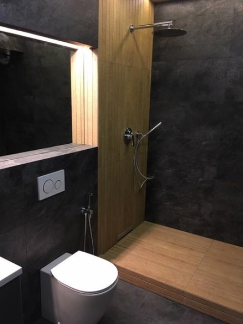 Ремонт своего санузла показываю.