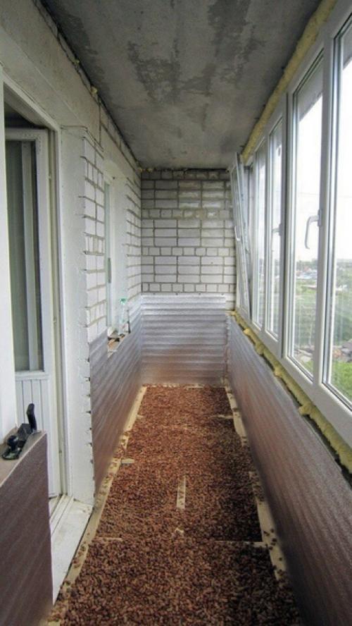 Процесс приведения в порядок нашей лоджии. 03