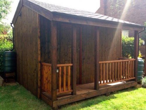 Как то сидел смотрел кино и подумал, а почему бы мне не замутить свой кинотеатр на участке? 02