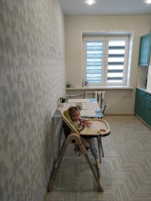 Мы с мужем вложили большие силы в наш новый ремонт кухни. 01