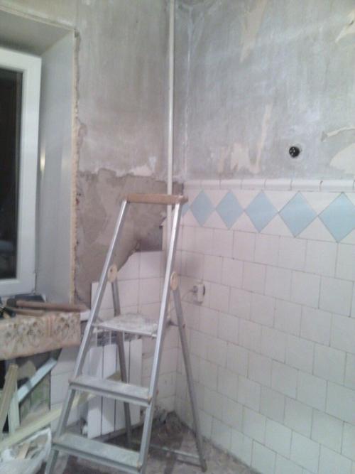 Процесс нашего ремонта у себя в квартире.