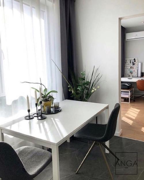 Однокомнатная квартира с весьма продуманным разграничением пространства. 08