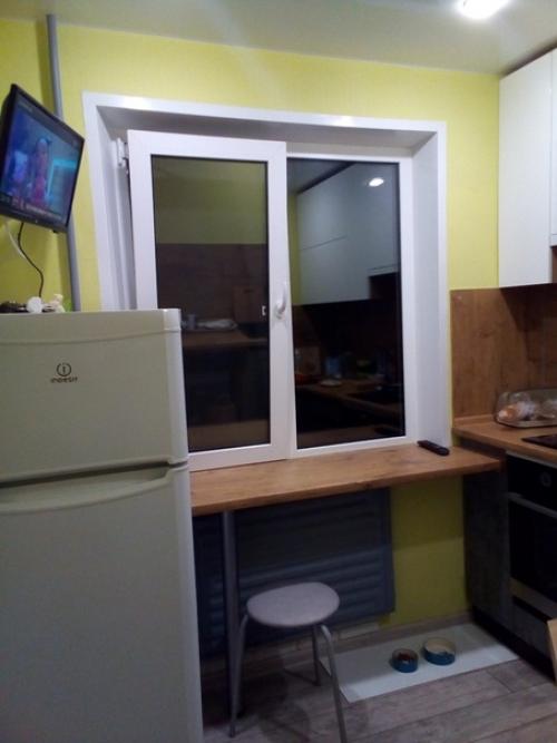 Отремонтировали кухню.  Мы обживаем. 08