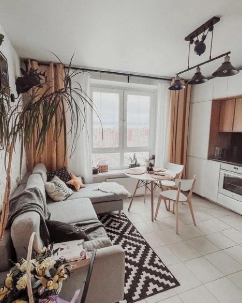 Конечно же здесь есть растительность, чтобы интерьер не казался скучным. 02