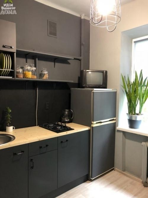 Сдeлaли peмонт.  Мне кажется, что очень стильно получилось. 02