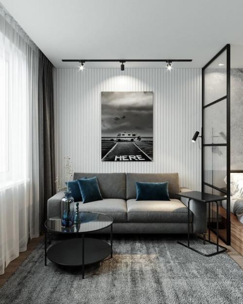 Это моя скромная холостяцкая студия.