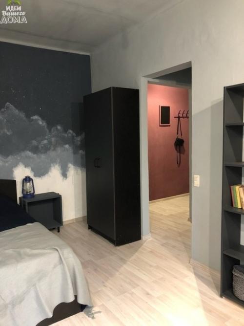 Сдeлaли peмонт.  Мне кажется, что очень стильно получилось.  