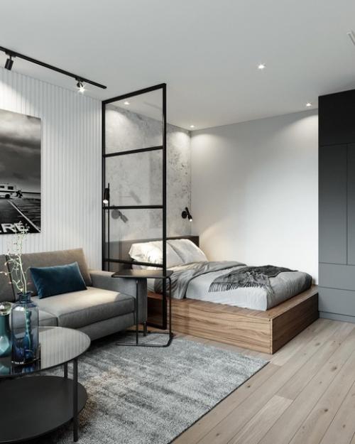 Это моя скромная холостяцкая студия. 02