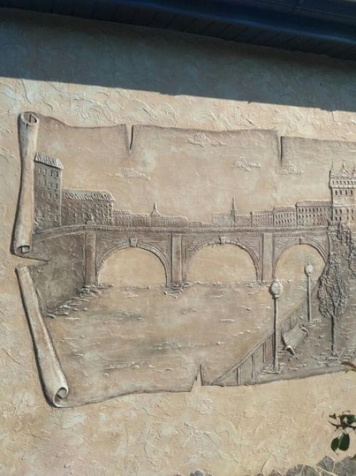 Моя работы на фасаде дома. 02