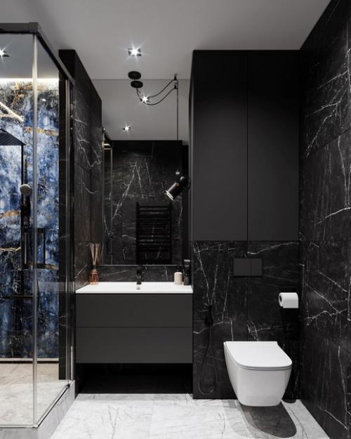 Наш санузел в брутальной стилистике.