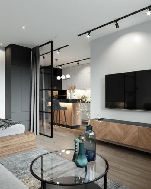 Это моя скромная холостяцкая студия. 03