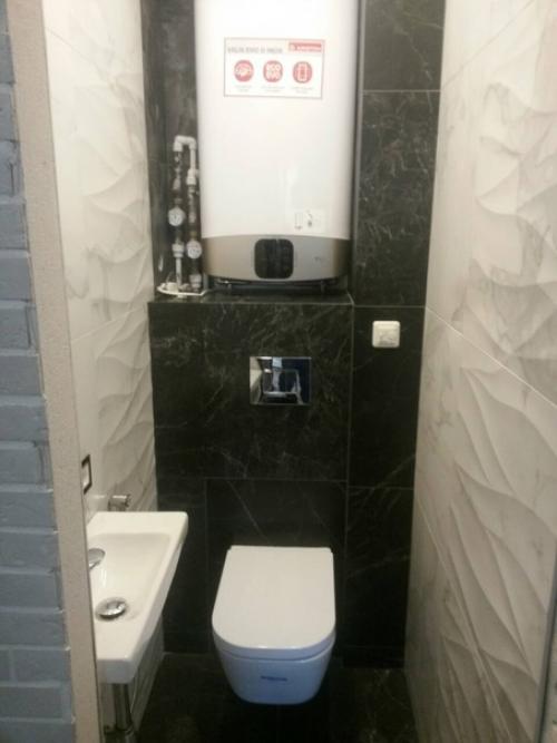 Откопал тут старенькие фотографии процесса ремонта нашего санузла, вот хочу продемонстрировать, вдруг кому то помогут при ремонте. 03