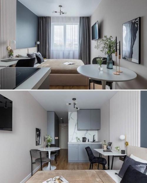 Шикарный современный интерьер в квартире. 02