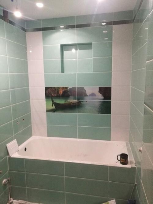 Наш простенький ремонт в ванной комнате, сильно не заморачивались. 06