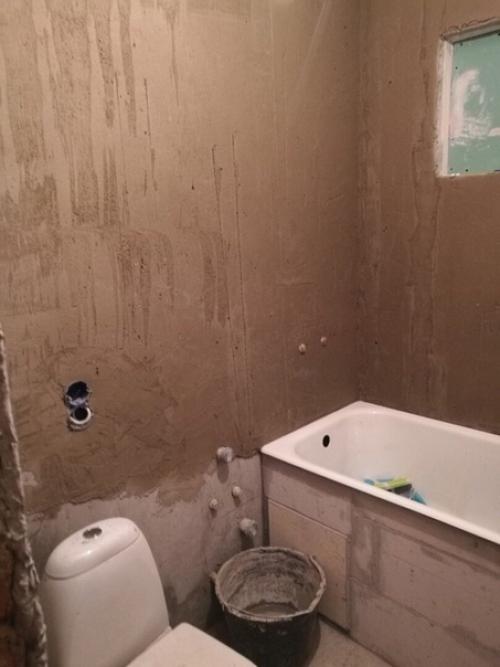 Наш простенький ремонт в ванной комнате, сильно не заморачивались. 04