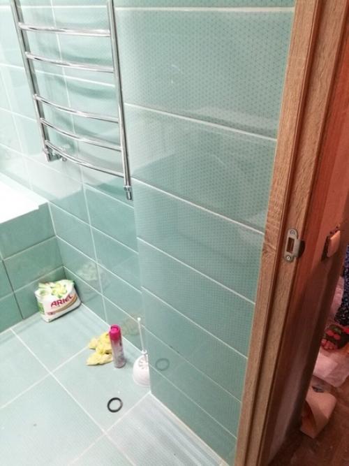 Наш простенький ремонт в ванной комнате, сильно не заморачивались. 09