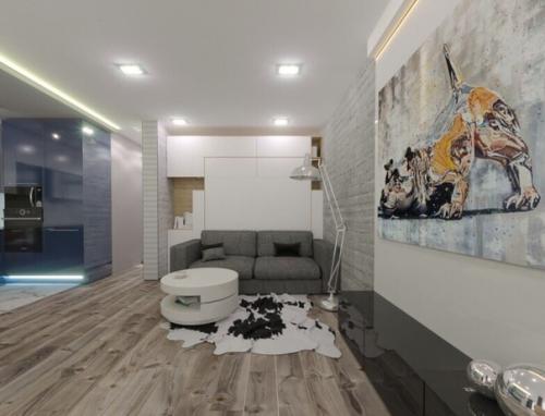 Дизайн моей квартиры студии, которая некогда была двухкомнатной квартирой. 03