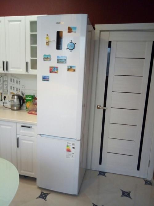 Оформление стандартной кухни.