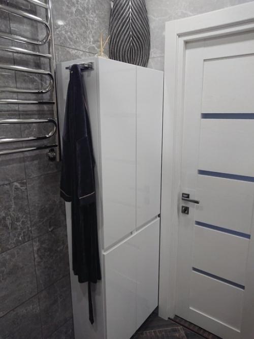 Свежий ремонт санузла в нашей новой кв.