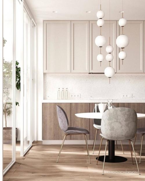 Оформление кухни - гостиной. 09