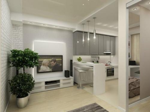 Мы снесли стандартные перегородки и поставили свои, как нам надо. 01